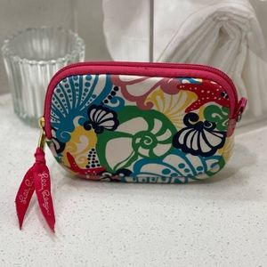 Lilly Pulitzer soft zipper pouch